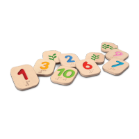 PlanToys Braille Numbers 1 - 10 ของเล่นนับเลขพิมพ์ด้วยตัวเบลล์ ของเล่นสำหรับเด็กอายุ 2 ขวบขึ้นไป