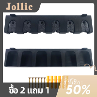 Jollic ราวแขวนเบ็ดตกปลาพลาสติกอุปกรณ์เสริมสำหรับเก็บคันเบ็ดตกปลา