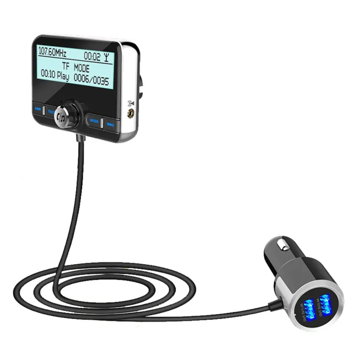 DAB Digital Radio Receiver FM Tuner Radio Car Bluetooth 4.2 Transmitter