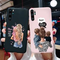 For Huawei P30 Lite Pro Case Super Mom Baby Fashion Girls Soft Fundas For Huawei P30 Pro VOG-L29 ELE-L29 P 30 Lite P30lite Coque