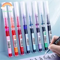 TINGTIAN 8Pcs ออฟฟิศสำหรับทำงาน 8ชิ้นค่ะ 8สี เครื่องเขียนสเตชันเนอรี สำหรับนักเรียน เครื่องมือสำหรับการเขียน ปากกาของเหลวตรง ปากกาโรลเลอร์บอล ปากกาเจล ปากกาสำหรับเขียน