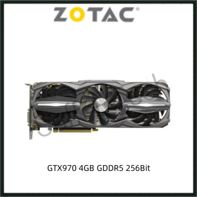 USED ZOTAC GTX970 4GB GDDR5 256Bit GTX 970 Gaming Graphics Card GPU