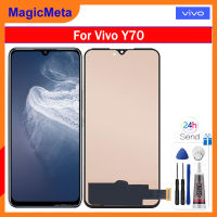 LCD TFT อะไหล่ชิ้นส่วนจอสัมผัสแอลซีดีของเครื่องแปลงดิจิทัลสำหรับ VIVO Y70 MagicMeta 6.44"