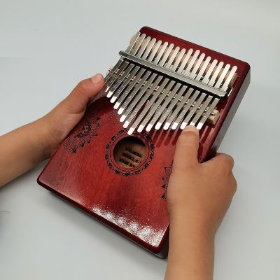 【YF】 17 Kalimba Mahogany Thumb Wood Sanza Mbira Calimba Tuning keys Musical Instrument Accessories