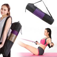 ▫✠ Convenience Black Yoga Backpack Yoga Mat Waterproof Backpack Carrier Mesh Adjustable Strap Sport Tool Gym Bags