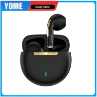 YOME หูฟังไร้สาย TWS รุ่น Air Pro 6,หูฟังเอียร์บัดบลูทูธพร้อมไมค์สำหรับโทรศัพท์ Xiaomi Huawei สินค้าใหม่ปี2022