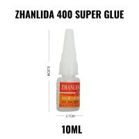 10ML Zhanlida 400 Clear Instant Quick-drying Super Glue Plastic Metal Universal Strong Wood Glass Acrylic Jewelry Repair Glue Adhesives Tape