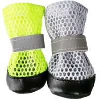 ▲๑ reflective dog shoes non-skid wear-resisting is suitable for and medium sized dogs light easy off