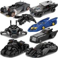 MOC Batmobile ถังแก้วชุดรถสปอร์ตอาคารบล็อกค้างคาวแข่งรถรุ่นอิฐปริศนาของขวัญของเล่นสำหรับเด็กผู้ชายเด็ก