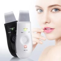 Hand-Held Touch Skin Scraper Ultrasonic Peeling Stainless Steel Skin Scraper Electronic Beauty Instrument DC-5V