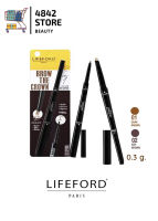 lifeford paris brow the crown  2in1 highlight pencil ไลฟ์ฟอร์ด ปารีส โบรว์ เดอะคราวน์  ดินสอเขียนคิ้ว แบบ2in1