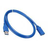 อะมาโกโก USB 3.0ส่วนขยายตัวเชื่อมต่อสายปลั๊กตัวเมีย-รองรับการชาร์จและซิงค์-สีน้ำเงิน