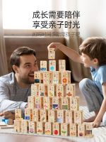 ❐ Infants development blocks is Chinese tang poems for wooden digital operation profit dominoes intelligence toys