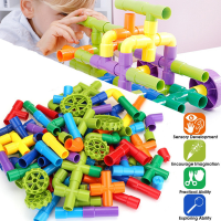 312Pcs Creative Childrens Educational Toys Water Building Blocks ChildrenDIY Assembly Piunnel Building Block Model Toys