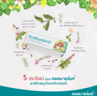 Kolbadent ยาสีฟันสมุนไพรสกัดบริสุทธิ์ คอลบาเด้นท์ ขนาด 35 กรัม 1 กล่อง