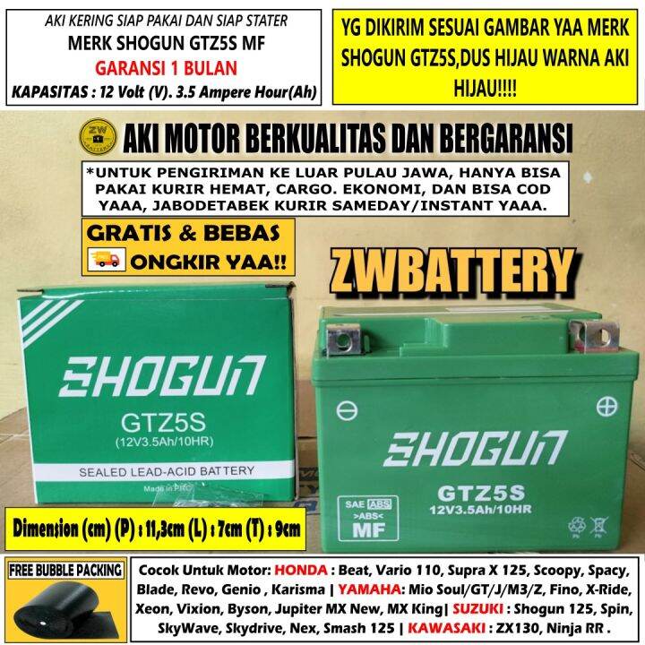 AKI MOTOR MIO SOUL, MIO GT, MIO M3/Z, FINO, X-RIDE, XABRE GTZ5S SHOGUN