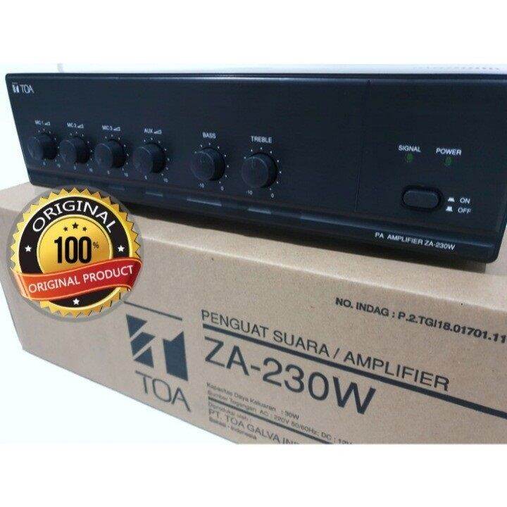 Ampli Toa Za W Wat Original Amplifier Toa Za W Power Toa Za W Lazada Indonesia