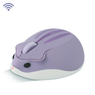 CHUYI 2.4G Wireless Optical Mouse Cute Hamster Cartoon Design Computer Mice Ergonomic Mini 3D Gaming Office Mouse Kids Gift