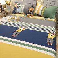 【Ready】? pure sheet sgle piece boys and ildren cute quilt sgle student dor sgle bed naked sleepg kang sgle