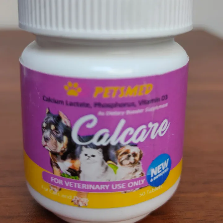 Calcare (Authentic Calcium Supplement for Dogs and Cats) 50 tablets Lazada PH