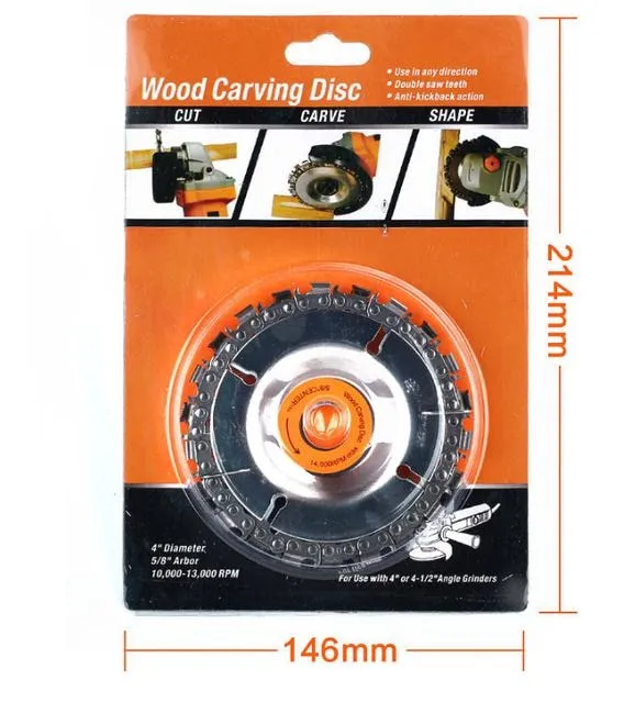 22 Teeth Mill Chain Wheel Circular Saw Blade 4/5 Inch For Angle Grinder