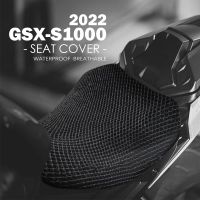 ที่นั่งรถจักรยานยนต์ GSX-S1000 3มิติพร้อมอุปกรณ์เสริมสำหรับ Suzuki GSX S1000ระบายอากาศได้ GSXS1000ตาข่ายผ้า3มิติเบาะกันน้ำ Hwmyi