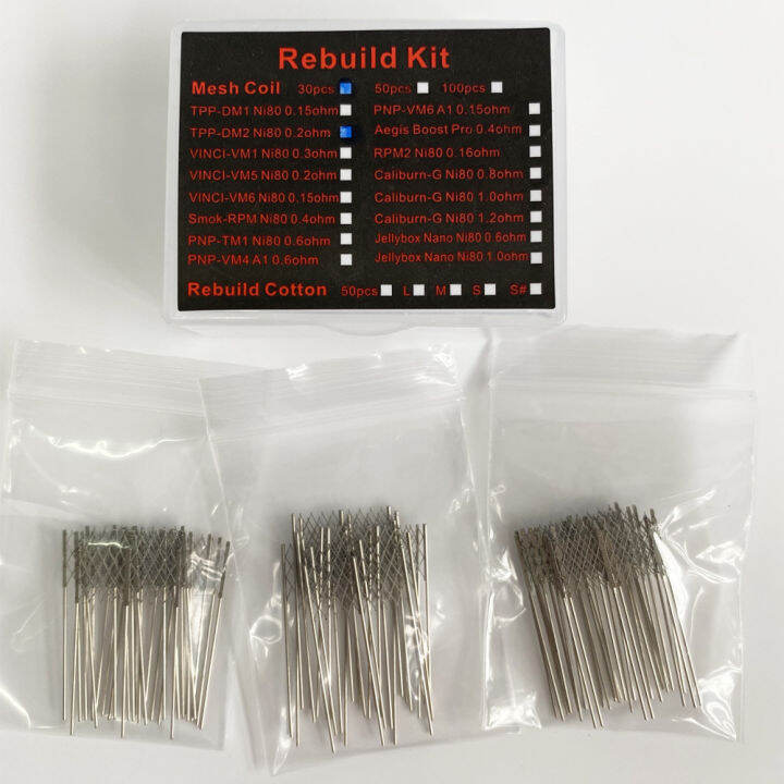 DIY Rebuild Kit Caliburn G 0.8/1.0/1.2Ω for G/G2/GK2/KOKO 2 /KOKO Prime