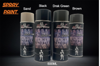 Ultraforce Camo Spray Paint 450ML Sand/Olive Green/Brown/Blackสีสเปรย์ Ultraforce Camo 450ML ทราย/เขียวมะกอก/น้ำตาล/ดำ