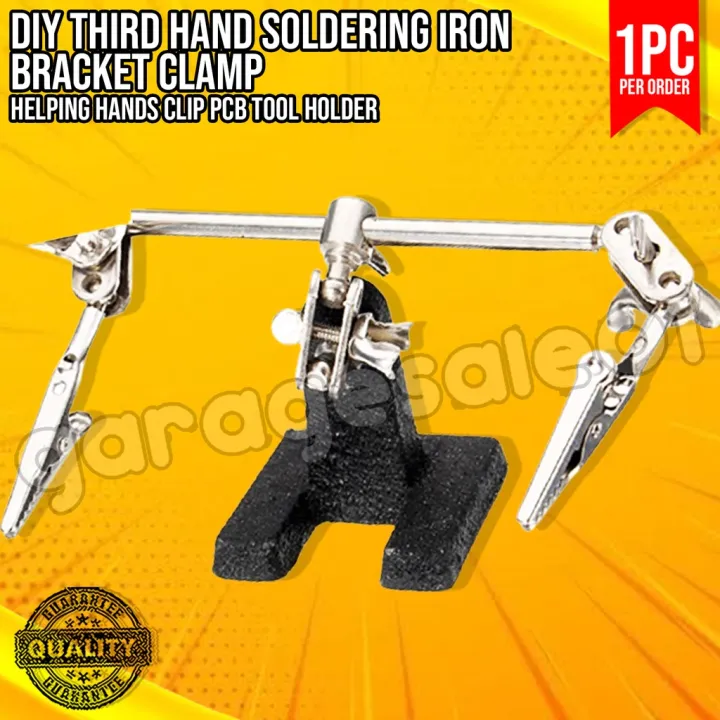 ⚡DIY Third Hand Soldering Iron Bracket Clamp Helping Hands Clip PCB Tool Holder⚡ Lazada PH