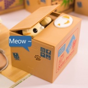 Huahua grocery Panda Cats Thief Money Boxes Toy Piggy Banks Gift Kids