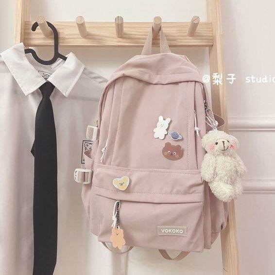 cc-school-bag-korean-style-womens-nylon-harajuku-ulzzang-backpack-beg-sekolah-perempuan