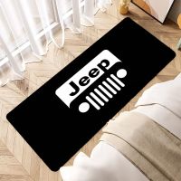 Cool Car Jeep Entrance Doormat Brand Logo Carpet Bedroom Rug Kitchen Absorbent Mat Home Carpet Bedroom Bathroom Rugs For Hallway