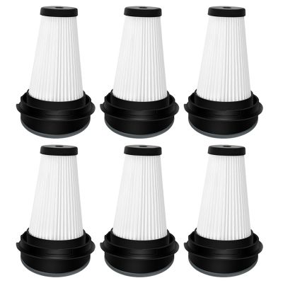 6PCS Washable Filter for Rowenta ZR005202 RH72 X-Pert Easy 160 for Tefal TY723 for Moulinex Vacuum Cleaner Replacement Spare Parts