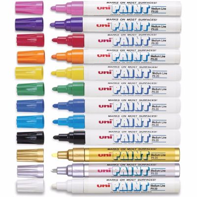 ว้าว** ปากกา UNI PAINT MARKER PX-20 ปากกาเขียนเหล็ก ปากกาเขียนยาง พร้อมจัดส่ง ปากกา เมจิก ปากกา ไฮ ไล ท์ ปากกาหมึกซึม ปากกา ไวท์ บอร์ด