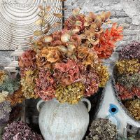 【hot】﹊  SunMade Luxury Large Hydrangea Branch Artificial Flowers Wedding Decoration Artificales