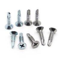 Phillips Flat Head Self Drilling Screw 410 Stainelss Steel M3.5 M4.2 M4.8 M5.5 M6.3 Zinc Plated Self Tapping Screws