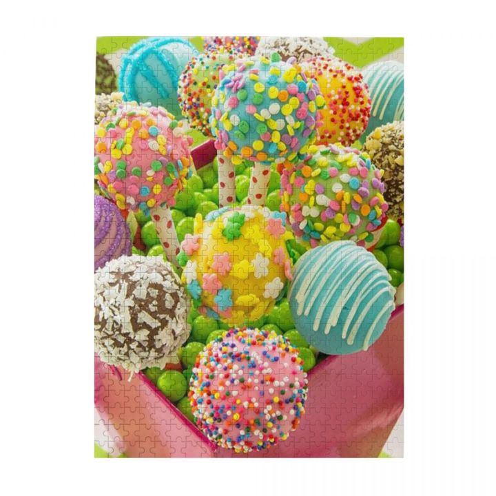 cake-pops-wooden-jigsaw-puzzle-500-pieces-educational-toy-painting-art-decor-decompression-toys-500pcs