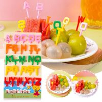 Christmas Fruit Fork Loaded Alphabet Fruit Fork Children Home Animal Fork Accessorie Pick Cute Fruit Bento Kitchen Tablewar E7W2