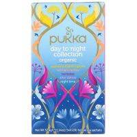 Pukka tea_Day to Night? Organic Herbal Tea Collection, 20 Herbal Tea Sachets 5 รสชาติใน 1กล่อง