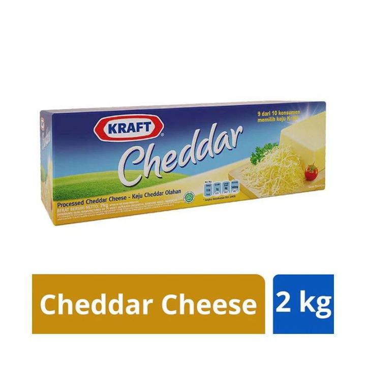 KRAFT CHEDDAR CHEESE 2KG | Lazada Indonesia