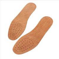 [A LIKE] 1คู่ Ultra Thin Breathable หนังรองเท้า Insoles ขนาดใหญ่ดูดซับเหงื่อระงับกลิ่นกายเปลี่ยนด้านในรองเท้า Insole Pad