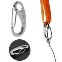 เรือสแตนเลสใช้กับน้ำรูปร่างไข่ฤดูใบไม้ผลิตะขอคล้องคลิปCarabiner