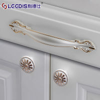 Zinc Alloy Gold Furniture Handle Solid Cabinet Pulls Drawer Knobs Kitchen Door Cupboard Handle Pulls Modern Furniture Hardware