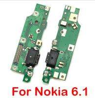 ขั้วต่อแท่นสำหรับ Nokia 6.1 5.5นิ้ว/6ไมโคร Usb ที่ชาร์จแผงสำหรับชาร์จสายเคเบิลยืดหยุ่นบอร์ดและไมโครโฟน