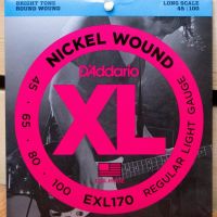 D’Addario EXL170 สายกีต้าร์เบสไฟฟ้า 4 Nickel Wound B, Light, 45-100 ของแท้100%