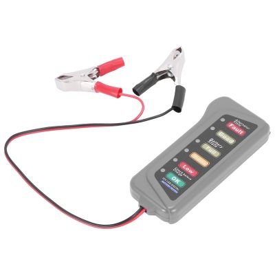 12V Car Battery & Alternator Tester - Test Battery Condition & Alternator Charging (LED indication)