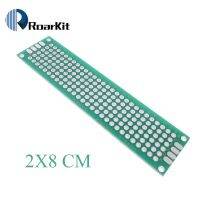 【YF】∋○  1pcs 2x8 cm PROTOTYPE PCB 2x8cm double coating/tinning  Board Sided 2.54MM board