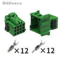 【hot】۞❂❁  2/5/10 Sets 12 Pin Automotive Male Female Mercedes-Benz Amplifier Wiring Plug 1-967622