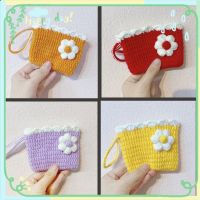 ✺┇ Handmade crochet exquisite card bag key bag earphone bag zero wallet convenient carrying and multiple colors available