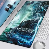 （Lao 6 s mouse pad） World Of Warcraft Lich King Mousepad XXL โต๊ะคอมพิวเตอร์เสื่อแป้นพิมพ์แผ่นแล็ปท็อปยางธรรมชาติลื่นนุ่มสก์ท็อปแผ่นรองเมาส์เคสและซองมือถือ